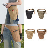 Maxbell Tool Belt Wear Resistant Portable Tool Pouch for Electrician Gardener Farmer Black