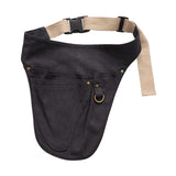 Maxbell Tool Belt Wear Resistant Portable Tool Pouch for Electrician Gardener Farmer Black
