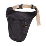 Maxbell Tool Belt Wear Resistant Portable Tool Pouch for Electrician Gardener Farmer Black
