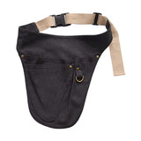 Maxbell Tool Belt Wear Resistant Portable Tool Pouch for Electrician Gardener Farmer Black