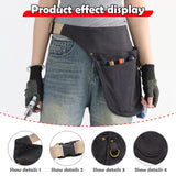 Maxbell Tool Belt Wear Resistant Portable Tool Pouch for Electrician Gardener Farmer Black