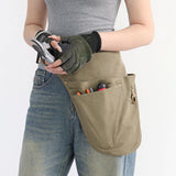 Maxbell Tool Belt Wear Resistant Portable Tool Pouch for Electrician Gardener Farmer Green