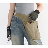Maxbell Tool Belt Wear Resistant Portable Tool Pouch for Electrician Gardener Farmer Green