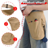Maxbell Tool Belt Wear Resistant Portable Tool Pouch for Electrician Gardener Farmer Khaki