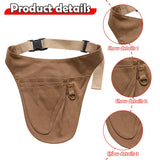 Maxbell Tool Belt Wear Resistant Portable Tool Pouch for Electrician Gardener Farmer Camel