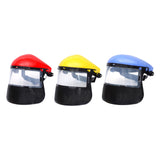 Maxbell Face Shield Sturdy Good Ventilation Mask for Gardening Yard Work Woodworking Red