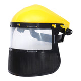 Maxbell Face Shield Sturdy Good Ventilation Mask for Gardening Yard Work Woodworking Yellow