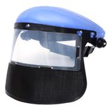Maxbell Face Shield Sturdy Good Ventilation Mask for Gardening Yard Work Woodworking Blue