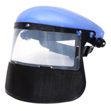 Maxbell Face Shield Sturdy Good Ventilation Mask for Gardening Yard Work Woodworking Blue