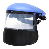 Maxbell Face Shield Sturdy Good Ventilation Mask for Gardening Yard Work Woodworking Blue