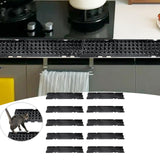 Maxbell Cat Scat Mat Portable Flexible Thorn Pad for Sofa Vegetable Field Flower Bed 10PCS