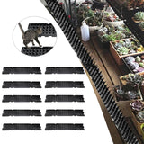 Maxbell Cat Scat Mat Portable Flexible Thorn Pad for Sofa Vegetable Field Flower Bed 10PCS