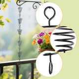 Maxbell Metal Drainage Chain Gutter Rainchains for Gutters Rainwater Catcher