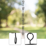 Maxbell Metal Drainage Chain Gutter Rainchains for Gutters Rainwater Catcher