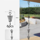 Maxbell Metal Drainage Chain Gutter Rainchains for Gutters Rainwater Catcher