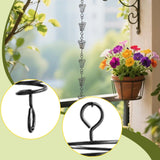 Maxbell Metal Drainage Chain Gutter Rainchains for Gutters Rainwater Catcher