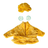 Maxbell Goose Outfit Art Funny Goose Statue Clothes Bathrobe for Yard Garden Balcony