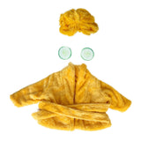 Maxbell Goose Outfit Art Funny Goose Statue Clothes Bathrobe for Yard Garden Balcony