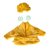 Maxbell Goose Outfit Art Funny Goose Statue Clothes Bathrobe for Yard Garden Balcony