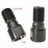 Maxbell Core Drill Bit Adapter M22 to 1-1/4-7 Sturdy Convenient Conversion Connector