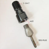 Maxbell Core Drill Bit Adapter M22 to 1-1/4-7 Sturdy Convenient Conversion Connector