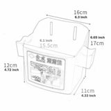 Maxbell Waist Tool Box Multifunctional with Belt for Carpenter Construction Site Men Yellow