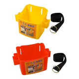 Maxbell Waist Tool Box Multifunctional with Belt for Carpenter Construction Site Men Yellow