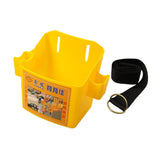 Maxbell Waist Tool Box Multifunctional with Belt for Carpenter Construction Site Men Yellow