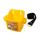 Maxbell Waist Tool Box Multifunctional with Belt for Carpenter Construction Site Men Yellow