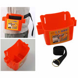 Maxbell Waist Tool Box Multifunctional with Belt for Carpenter Construction Site Men Red