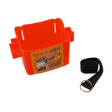 Maxbell Waist Tool Box Multifunctional with Belt for Carpenter Construction Site Men Red