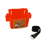 Maxbell Waist Tool Box Multifunctional with Belt for Carpenter Construction Site Men Red