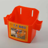 Maxbell Waist Tool Box Multifunctional with Belt for Carpenter Construction Site Men Red