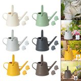 Maxbell 3.8L Watering Can Portable Decorative Comfortable Handle Practical Water Can white