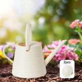 Maxbell 3.8L Watering Can Portable Decorative Comfortable Handle Practical Water Can white
