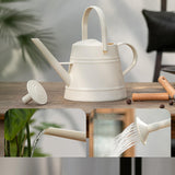 Maxbell 3.8L Watering Can Portable Decorative Comfortable Handle Practical Water Can white