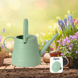 Maxbell 3.8L Watering Can Portable Decorative Comfortable Handle Practical Water Can green