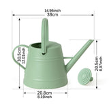 Maxbell 3.8L Watering Can Portable Decorative Comfortable Handle Practical Water Can green