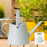 Maxbell 3.8L Watering Can Portable Decorative Comfortable Handle Practical Water Can gray