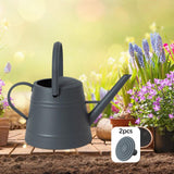 Maxbell 3.8L Watering Can Portable Decorative Comfortable Handle Practical Water Can dark gray
