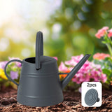 Maxbell 3.8L Watering Can Portable Decorative Comfortable Handle Practical Water Can dark gray