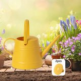 Maxbell 3.8L Watering Can Portable Decorative Comfortable Handle Practical Water Can yellow