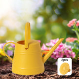 Maxbell 3.8L Watering Can Portable Decorative Comfortable Handle Practical Water Can yellow