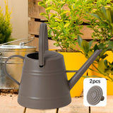 Maxbell 3.8L Watering Can Portable Decorative Comfortable Handle Practical Water Can brown