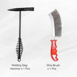 Maxbell Chipping Hammer and Wire Brush Portable Professional Slag Hammer Welder Gift