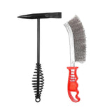 Maxbell Chipping Hammer and Wire Brush Portable Professional Slag Hammer Welder Gift