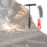 Maxbell Chipping Hammer and Wire Brush Portable Professional Slag Hammer Welder Gift