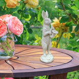 Maxbell Rabbit Garden Statue Sculpture Cute Resin Ornament for Lawn Balcony Backyard Style A