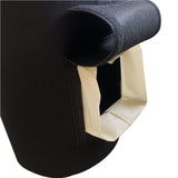 Maxbell Compost Bin Bag Garden with Zipper and Handle for Garbage Trash Loading Leaf Black