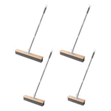 Maxbell Stainless Steel Wire Scrub Brush Outdoor Broom for Tough Stains on Concrete 50cm